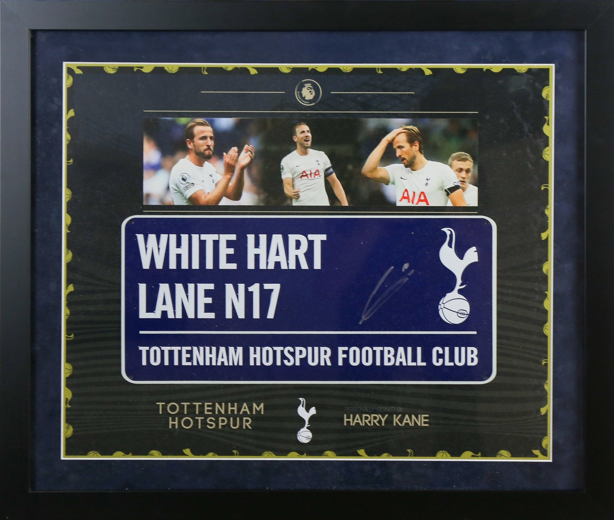 Harry Kane Spurs Signed Roadsign Framed Display - Memorabilia Framers Shop